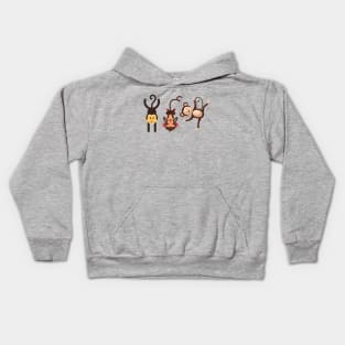 Yoga monkey Kids Hoodie